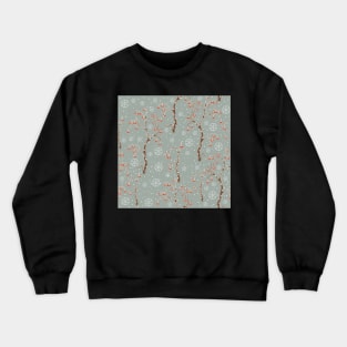 Tree Pattern Crewneck Sweatshirt